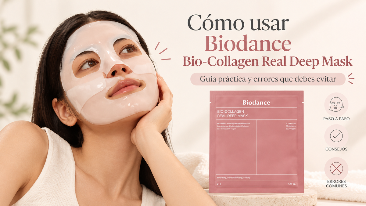 Cómo usar Biodance Bio-Collagen Real Deep Mask: guía y errores