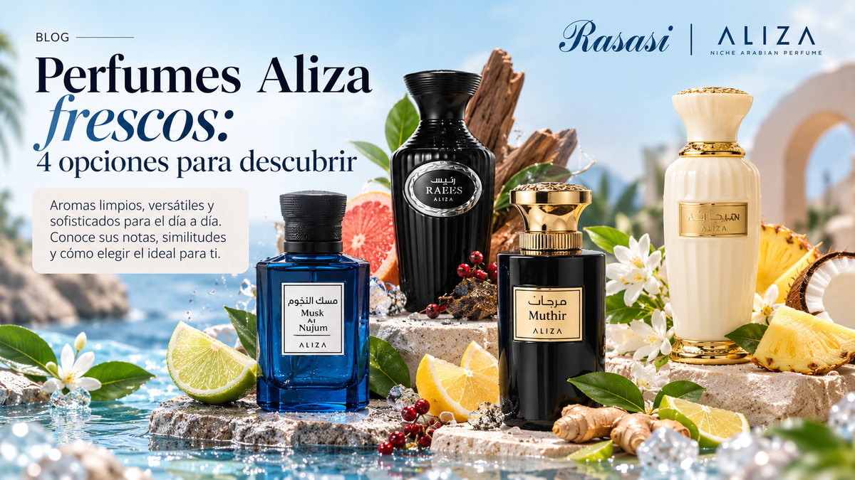 Perfumes Aliza frescos: 4 opciones para descubrir