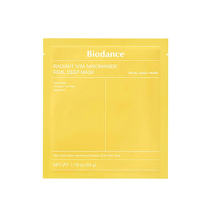 Radiant Vita Niacinamide Real Deep Mask - The Beauty Box