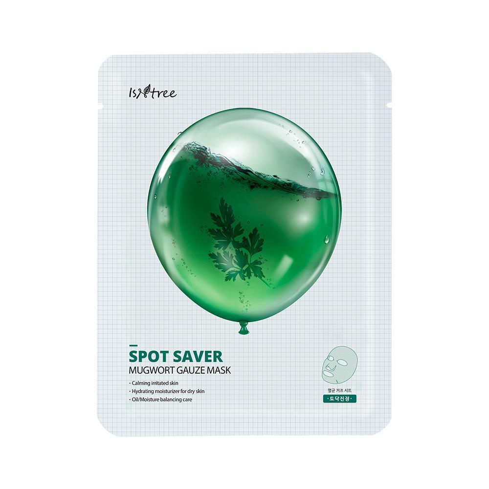 Spot Saver Mugwort Gauze Mask - Isntree - Soko Box