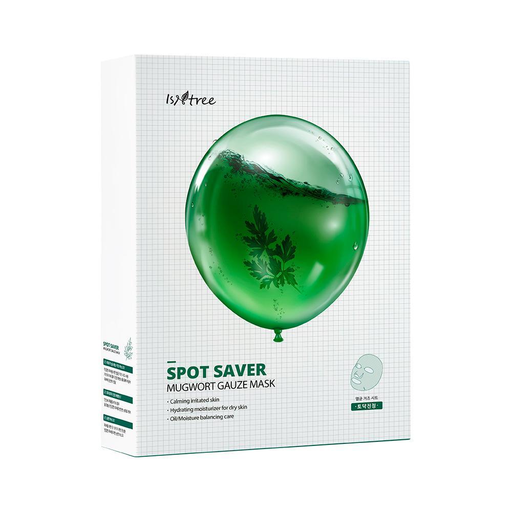 Spot Saver Mugwort Gauze Mask - Isntree - Soko Box